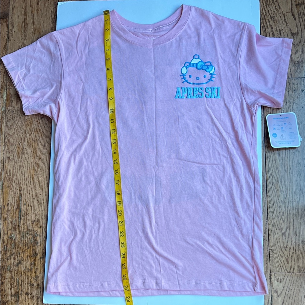 Hello Kitty Pink Apres Ski Tee - Picture 3 of 7